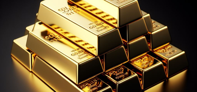 Stacked Gold Bars 